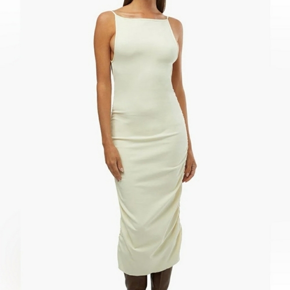 WeWoreWhat Dresses & Skirts - NWT WeWoreWhat Ruched High Neck Midi Dress L